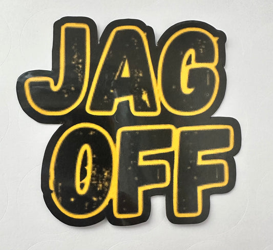 Magnet, Jag Off Cutout 3" x 3"