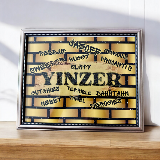 Framed Yinzer Print, 8x10"